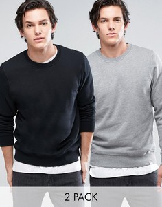 Jack &amp; Jones Crew Neck Sweatshirt 2 Pack SAVE - Мульти