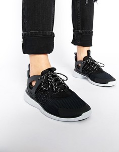 Черные с серым кроссовки Nike Free Viritous - Черный