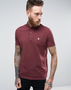 Красная футболка-поло из пике с логотипом ASOS - Красный
