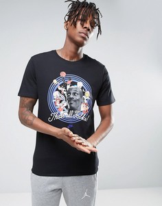 Черная футболка с принтом Nike Jordan X Space Jam 824358-010 - Черный