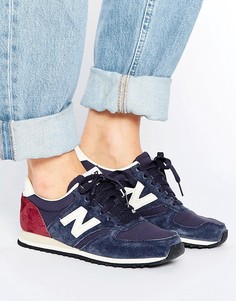 Темно-синие кроссовки New Balance 420 - Синий
