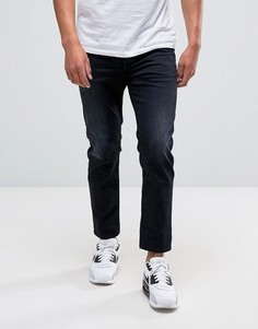 Темные укороченные джинсы слим Diesel Jifer Jean 900 - Темно-синий