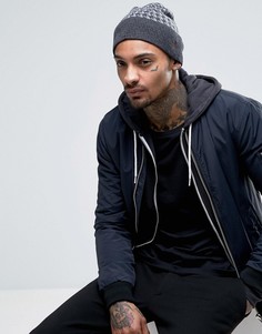 Original Penguin Houndstooth Beanie - Серый