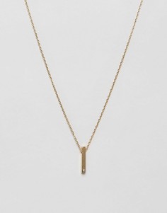 Ожерелье с вертикальной подвеской Orelia - Золотой