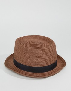 Соломенная шляпа ASOS - Бежевый