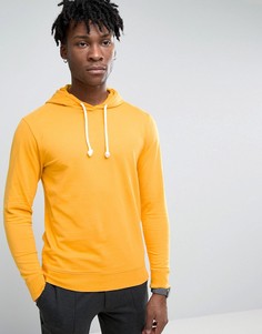 Troy Crew Neck Hoody in Washed Mustard - Рыжий