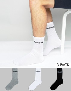 Набор из 3 пар разноцветных носков Reebok AB5281 - Мульти