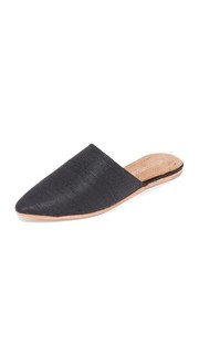 Шелковые туфли без задника на плоской подошве Doshi Jeffrey Campbell
