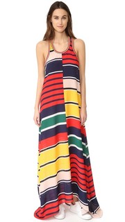 Макси-платье со спиной-борцовкой и полосками в стиле регби Hilfiger Collection