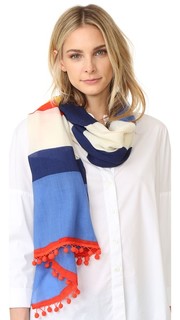 Длинный полосатый шарф Tory Burch