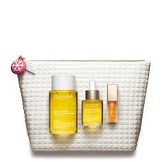 CLARINS Набор косметических масел для лица и тела 100 мл + 30 мл + 0,7 мл