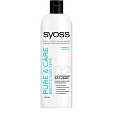 SYOSS Бальзам для волос, жирных у корней и сухих на кончиках Pure &amp; Care 500 мл