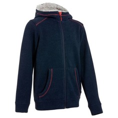 Толстовка Темно-синего Цвета Hoodie Warm Для Мальчиков Quechua