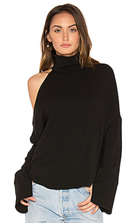 Asymmetrical cut out shoulder top - Tibi