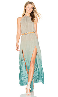 Slit halter dress - Blue Life