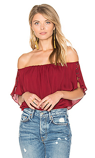 Ruffle tie top - Haute Hippie