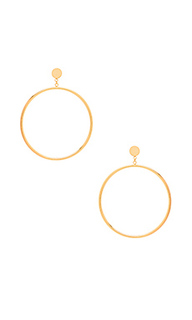 Autumn circle drop hoop earring - gorjana