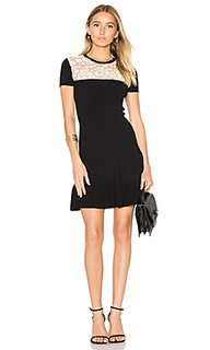 Short sleeve drop waist mini dress - Red Valentino