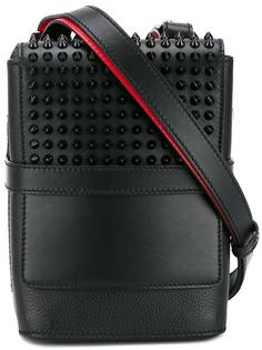 сумка с отделкой шипами Christian Louboutin