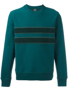 contrast stripe sweatshirt  Ps By Paul Smith