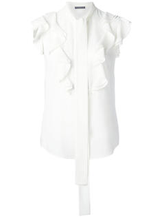 блузка с рюшами Alexander McQueen