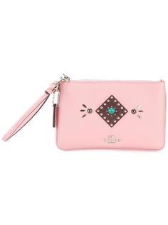 western rivets small wristlet clutch Coach