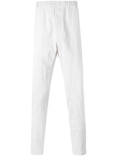 брюки с эластичным поясом Ann Demeulemeester Grise