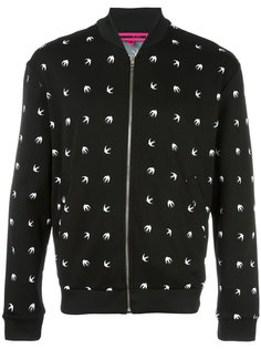 dove pattern bomber jacket  McQ Alexander McQueen