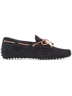 замшевые мокасины Tods