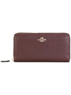 кошелек Accordion с круговой молнией Coach