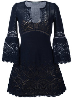 платье с V-образным вырезом Alberta Ferretti