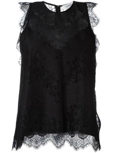 блузка с кружевной отделкой Carven