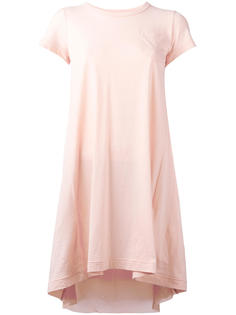 cupro insert tunic T-shirt Sacai