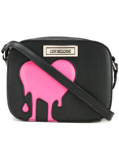 сумка через плечо с принтом сердца Love Moschino
