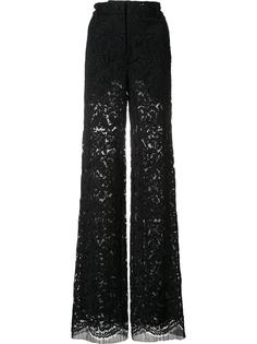 lace flared trousers Adam Lippes