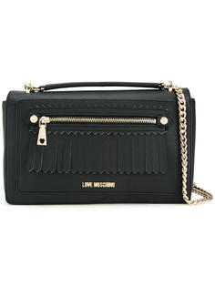 сумка через плечо с бахромой Love Moschino