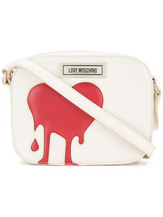 сумка через плечо с принтом сердца Love Moschino