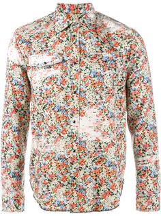 bleached floral print shirt  Maison Margiela