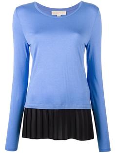 pleated detail longsleeved T-shirt Michael Michael Kors