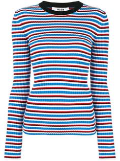 джемпер в полоску MSGM