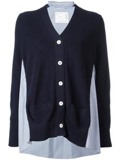 deconstructed cardigan Sacai