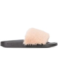 mink fur slides Givenchy