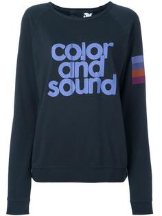 Color and Sound print sweatshirt Freecity