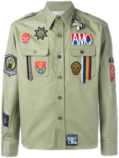 patch detailed shirt Alexander McQueen