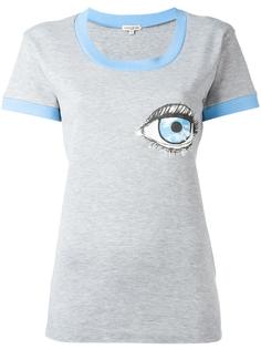 футболка с принтом глаза  Natasha Zinko
