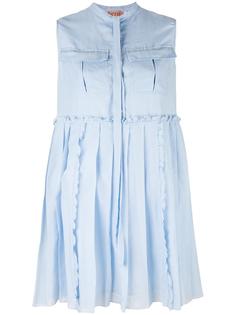 pleated trim day dress Nº21