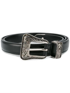 ремень с пряжкой в стиле Вестерн Saint Laurent