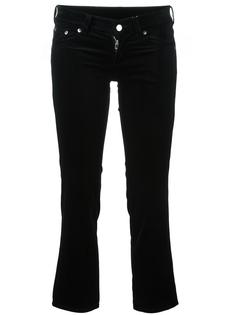 укороченные бархатные брюки Mm6 Maison Margiela