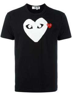 футболка с принтом логотипа Comme Des Garçons