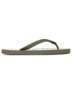 logo print flip flops Givenchy